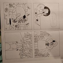 Meu projeto do curso: Quadrinhos ilustrados: histórias para além da tela. Un proyecto de Bellas Artes, Cómic, Dibujo, Stor, board, Stor y telling de Cristina Moreira - 29.01.2022