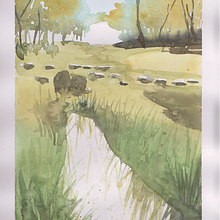 Mi Proyecto del curso: Paisajes naturales en acuarela. Fine Arts, Painting, and Watercolor Painting project by eperez90 - 02.05.2022