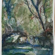 Mi Proyecto del curso: Paisajes naturales en acuarela Ein Projekt aus dem Bereich Bildende Künste, Malerei und Aquarellmalerei von Virginia Saint Bonnet - 05.02.2022