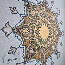 My project in Introduction to Islamic Art: Create Biomorphic Patterns course. Painting, Pattern Design, Drawing, Watercolor Painting & Ink Illustration project by Nabila - 02.03.2022