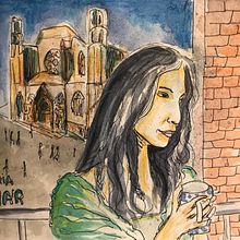 My project in Artistic Watercolor Sketching: Dare to Express Your Ideas course Ein Projekt aus dem Bereich Traditionelle Illustration, Skizzenentwurf, Kreativität, Zeichnung, Aquarellmalerei und Sketchbook von Antonia Martinez - 16.07.2021