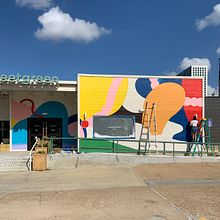 Sweetgreen Houston Mural. Un progetto di Illustrazione tradizionale di Ohni Lisle - 01.09.2019