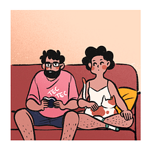 O Amor é Feito de Várias Coisas. Traditional illustration, Comic, and Advertising project by Laura Athayde - 06.05.2020