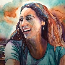 My project in Artistic Portrait with Watercolors course. Un progetto di Belle arti, Pittura, Pittura ad acquerello e Disegno di ritratti di ellensullivan2 - 22.02.2022