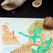Mi Proyecto del curso: Ilustración en acuarela con influencia japonesa. Traditional illustration, Drawing, and Watercolor Painting project by Beatriz Pérez Peiró - 02.06.2022