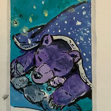 My project in Acrylic Illustration: Create a Magical Universe  course Ein Projekt aus dem Bereich Traditionelle Illustration, Malerei, Kreativität, Malerei mit Acr und l von emilyanimals_art - 27.01.2022