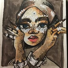 Mi Proyecto del curso: Cuaderno de retratos en acuarela. Painting, Watercolor Painting, Portrait Drawing, and Sketchbook project by Marina Pérez Ortiz - 02.06.2022