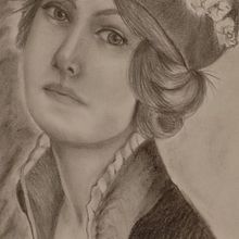 Mi Proyecto del curso: Retrato artístico al carboncillo: creando atmósferas. Un progetto di Illustrazione tradizionale, Belle arti, Disegno, Disegno di ritratti, Disegno realistico e Disegno artistico di paqui671 - 28.02.2022