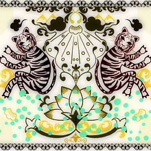 My project in Illustration for Patterns with Soul course. Traditional illustration, Pattern Design, Vector Illustration, and Printing project by Nadeije David - 02.07.2022