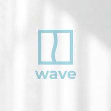Editorial logo design - wave. Un proyecto de Diseño gráfico y Diseño de logotipos de Belén Olivas - 07.02.2022