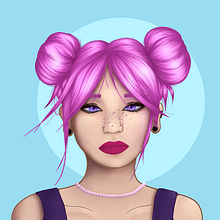 My project in Female Character Portraits in Procreate course. Un projet de Illustration traditionnelle, Illustration numérique , et Dessin numérique de Emily Gilmore - 04.02.2022