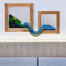 Quinta da Marinha - Painéis de Parede | Tapeçarias | Candeeiros. Un proyecto de Diseño textil, Diseño de interiores y Artesanía de Diana Cunha - 22.07.2021