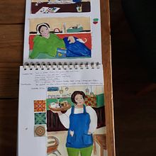My project in Character Creation from Observational Drawings course. Un proyecto de Ilustración tradicional, Diseño de personajes, Dibujo y Sketchbook de Annemieke kieboom - 07.02.2022