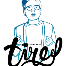 I identify as Tired - Lettering Ein Projekt aus dem Bereich Traditionelle Illustration und Design von Luciana Circular - 07.02.2022