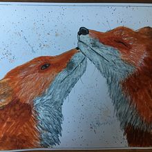 My project in Expressive Animal Portraits in Watercolor course. Un projet de Illustration traditionnelle, Aquarelle, Dessin réaliste et Illustration naturaliste de yvonnejvirgo - 08.02.2022