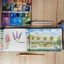 Mi Proyecto del curso: Cuaderno de viaje en acuarela. Traditional illustration, Watercolor Painting, Architectural Illustration, and Sketchbook project by Isabella Martinez - 02.06.2022
