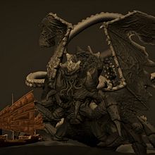 Mi Proyecto del curso: Escultura digital de criaturas fantásticas con ZBrush Ein Projekt aus dem Bereich 3D, 3-D-Modellierung und Design von 3-D-Figuren von aranarodriguez2020 - 08.02.2022