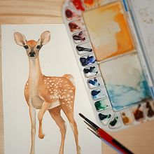 Italian forest. Un progetto di Illustrazione tradizionale, Pittura ad acquerello, Illustrazione infantile e Interior Design di Griselda Scarafia - 30.01.2022