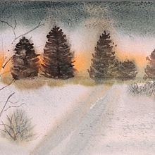Paysage nordique2. Een project van  Beeldende kunst van fabrice Dambrine - 08.02.2022