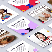 femme time - Brand Identity and IG feed design. Un progetto di Design, Br, ing, Br, identit, Graphic design, Tipografia, Design di loghi e Design tipografico di Aneta Hovhannisyan - 07.02.2022