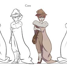 My project in Character Creation for Animation: Shapes, Color, and Expression course. Un progetto di Animazione, Character design, Animazione di personaggi e Disegno di Isabel - 05.02.2022