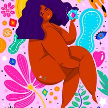 Glamour Cover. Een project van Traditionele illustratie van Raúl González - 28.08.2021