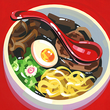 Food Art . Painting, Acr, lic Painting, and Fine Arts project by Hannah Webb - 02.09.2022