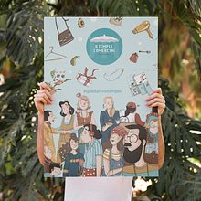 CARTEL PARA COMERCIO CAMBRE. Un proyecto de Ilustración tradicional y Diseño gráfico de Irene Sanjuan Quijada - 09.02.2022