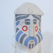 Máscaras de Santiago e Fátima. Bordado, Design de personagens, Design de vestuário, e Artesanato projeto de Cris y Denís (Twee Muizen) - 04.02.2019