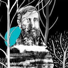 Walden. Thoreau. Traditional illustration, Art Direction, Editorial Design, Fine Arts, Graphic Design, Creativit, Drawing, Digital Illustration, Artistic Drawing, Ink Illustration, and Editorial Illustration project by Adolfo Serra - 02.09.2022