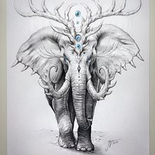 Souls of Nature - pencil drawings series. Traditional illustration project by Jonas Jödicke - 02.09.2022
