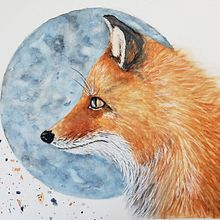 Expressive Animal Portraits in Watercolor. Watercolor Painting project by Bobby Venedam - 02.09.2022