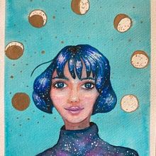 Meu projeto do curso:  Técnicas de aquarela para ilustrações com um toque de sonho. Traditional illustration, Drawing, Watercolor Painting, and Editorial Illustration project by Larissa Galastri - 02.09.2022
