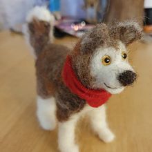 My project in Needle Felting Animal Creation course. Arts, Crafts, To, Design, Fiber Arts, Needle Felting, and Textile Design project by bonnie381 - 02.08.2022