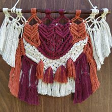 Mi Proyecto del curso: Macramé para entrelazar historias. Un progetto di Design di accessori, Artigianato, Interior design, Interior Design, Fiber Art, Macramè e Textile Design di Brenda Espinosa - 10.02.2022