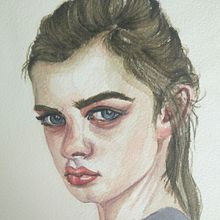 Watercolour portrait from a photo. Un proyecto de Ilustración tradicional, Pintura a la acuarela y Pintura de whereisyvonne - 09.02.2022