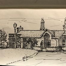 My project in Architectural Drawing: From Imagination to Conceptualization course. Architecture, Sketching, Drawing, and Architectural Illustration project by Walter Wilson - 02.15.2022