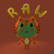 New Chinese year, 3D course by Yamini. Traditional illustration, Character Design, Digital Illustration, 3D Modeling, and Manga project by Paola Sofia González Gasca - 02.08.2022