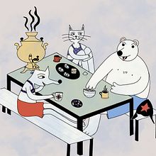 bath postcards . Traditional illustration project by Maria Dykina - 02.10.2022