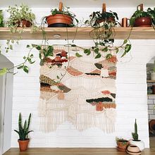 Painéis Mentha 2020|2021. Design, Product Design, Arts, Crafts, Macramé, and Decoration project by Luiza Potiens - 02.10.2022