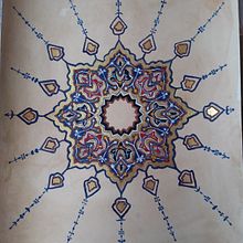 Mein Kursprojekt: Einführung in die islamische Kunst: Entwirf biomorphe Muster. Painting, Pattern Design, Drawing, Watercolor Painting & Ink Illustration project by jutta.westerholz - 02.10.2022