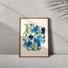 Meu projeto do curso: Aquarela floral: conecte-se com a natureza. Traditional illustration, Painting, Watercolor Painting, and Botanical Illustration project by Arlaine Santos Hagen - 02.10.2022