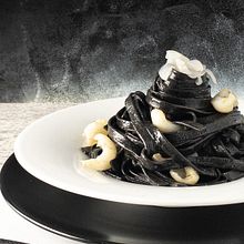 Tagliatelle al nero.  project by Maurizio Esposito - 02.10.2022