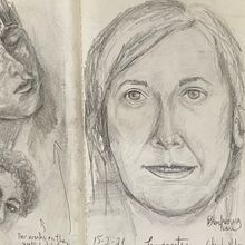 My project in Portrait Sketchbooking: Explore the Human Face course. Un proyecto de Bocetado, Dibujo, Dibujo de Retrato, Sketchbook y Dibujo artístico de AsimaFrancesX. SaadMaura - 10.02.2022