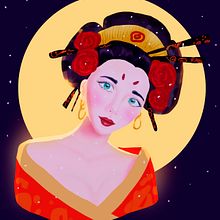 Mi Proyecto del curso: Iluminación y color para retratos digitales en Photoshop . Un progetto di Illustrazione tradizionale, Illustrazione digitale e Pittura digitale di Enrique Hernandez - 10.02.2022