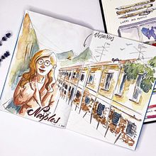 My project in Artistic Watercolor Sketching: Dare to Express Your Ideas course. Traditional illustration, Sketching, Creativit, Drawing, Watercolor Painting, and Sketchbook project by Anna Banani - 02.11.2022