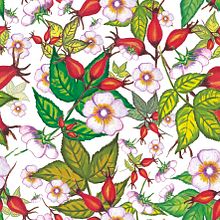 Mi Proyecto del curso: Motivos para repetir. Traditional illustration, Pattern Design, Watercolor Painting, and Printing project by Fanny Mendoza - 02.07.2022