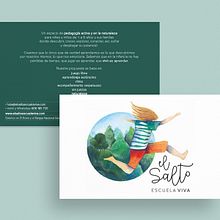 El Salto, escuela viva Ein Projekt aus dem Bereich Design, Grafikdesign, Br, ing und Identität, Logodesign und Traditionelle Illustration von Botánico - 11.02.2022