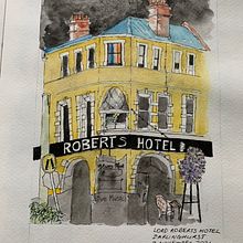 My project in Creative Watercolor Sketching for Beginners course. Projekt z dziedziny Trad, c, jna ilustracja, Sketching, Kreat, wność,  R, sunek, Malowanie akwarelą i Sketchbook użytkownika sarahjane - 11.02.2022