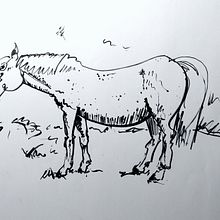 Sketches y dibujos en blanco y negro 2020-.... Drawing project by José Félix Glez. - 02.11.2022